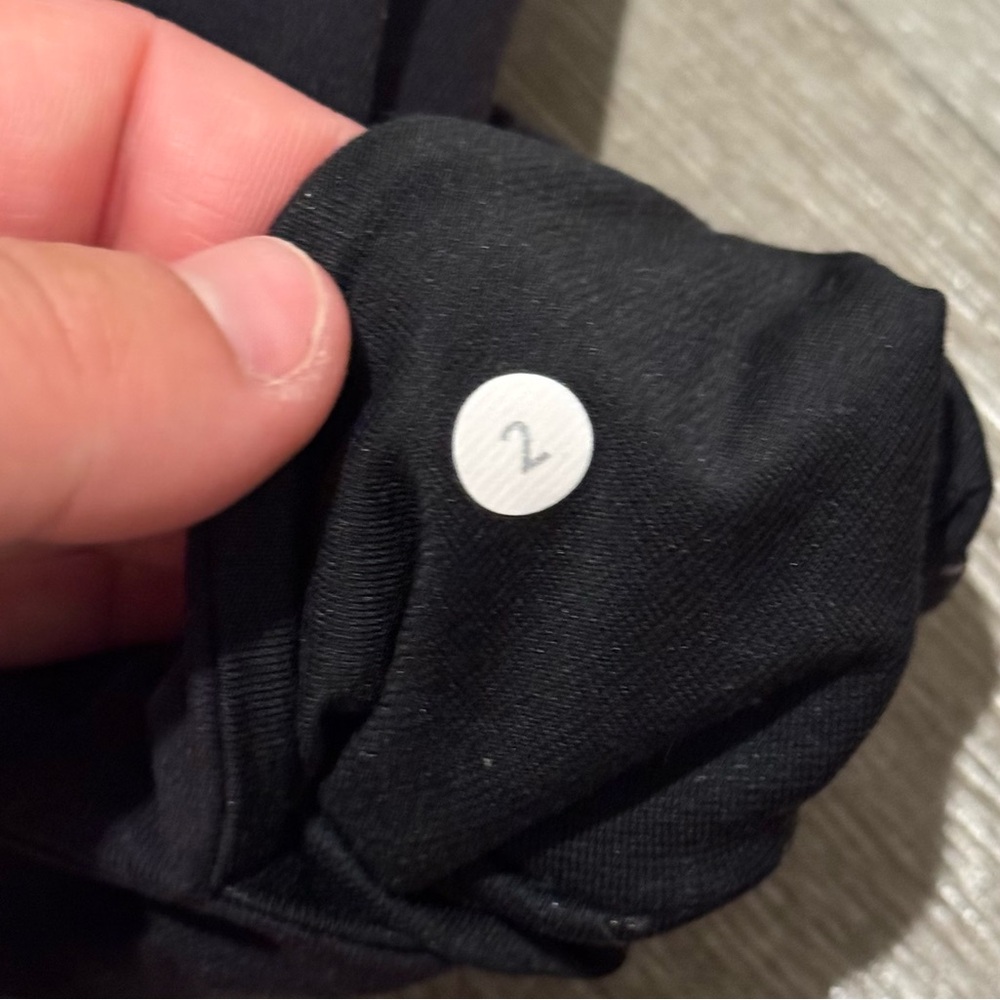 LULULEMON WOMENS WUNDER TRAIN HIGH-RISE TIGHTS LEGGINGS 27" In Black Size 2 EUC - Picture 8 of 9